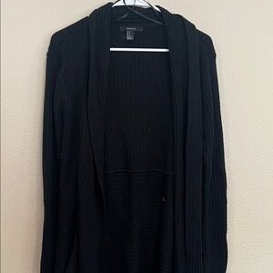 Forever 21 Black Ribbed Sweater